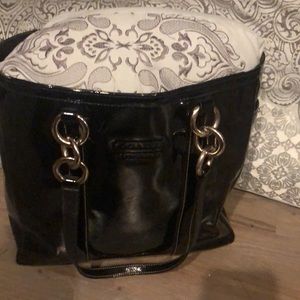 COACH PATENT LEATHER POCKETBOOK